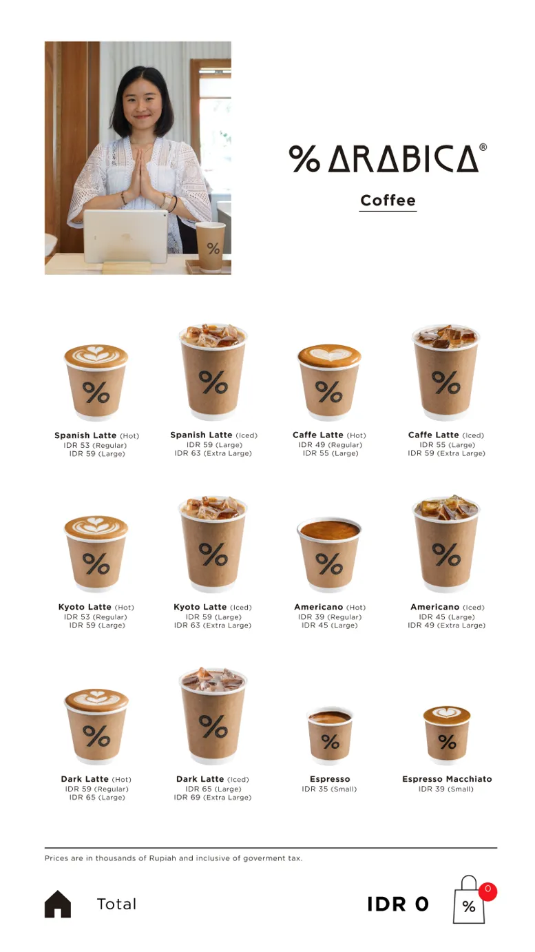 Arabica kiosk